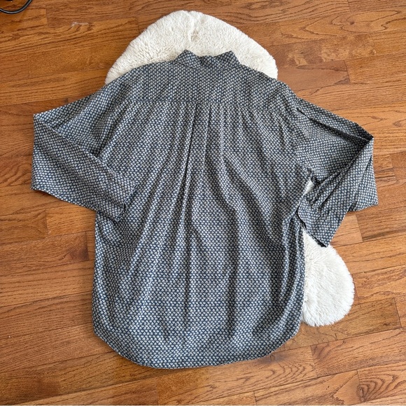 Vintage Banana Republic men’s micro floral print shirt size XL - Picture 5 of 9